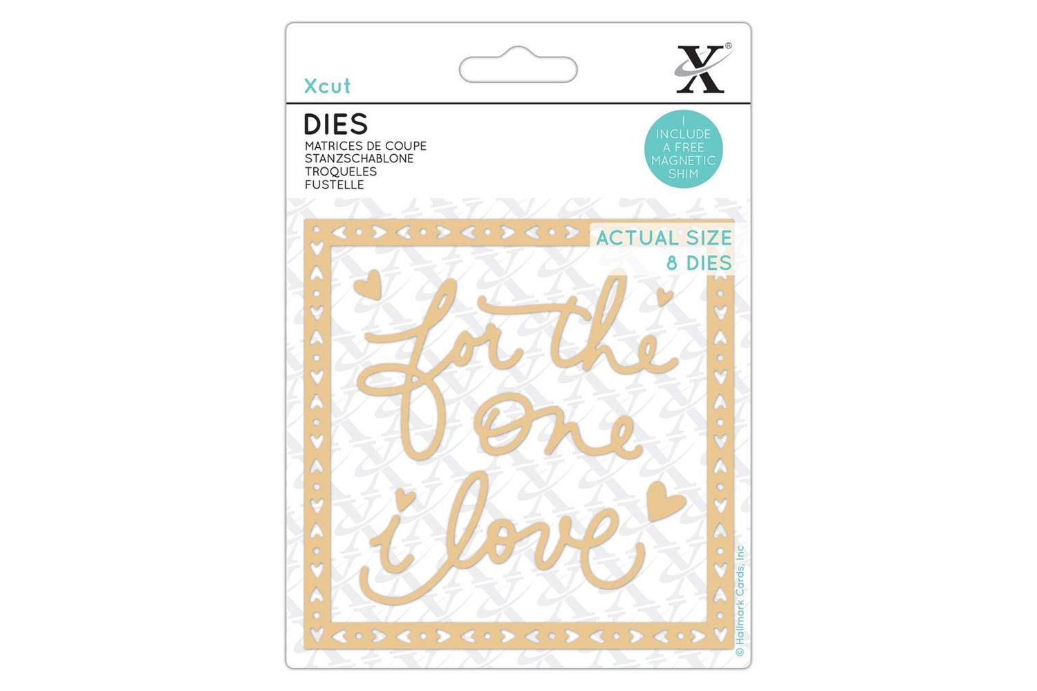 Xcut Xcu 503533 - Dies - For The One I Love (8pcs)