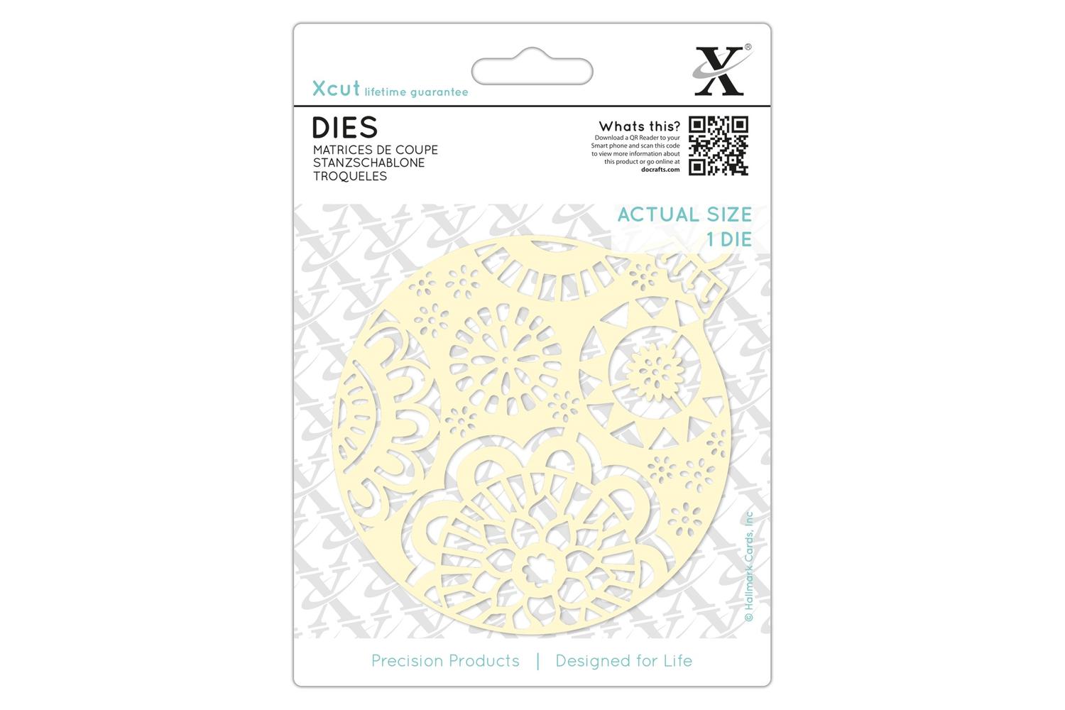 Xcut Xcu 503957 - Dies (1pc) - Large Ornate Bauble