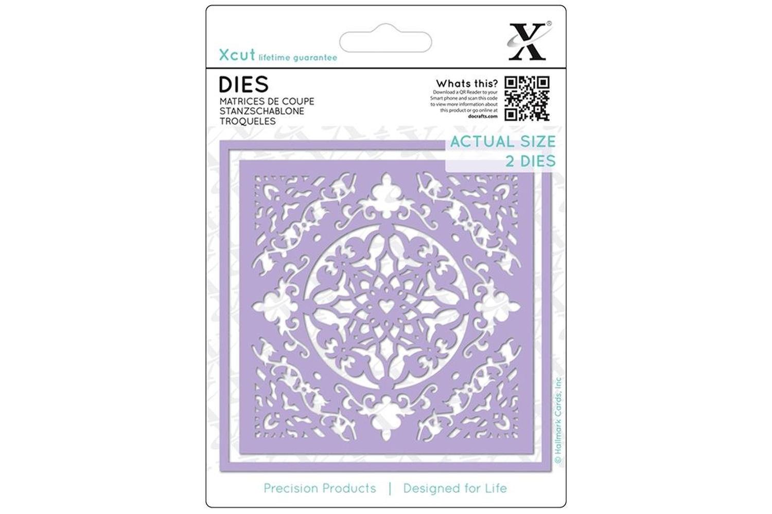 Xcut Xcu 503387 - Dies (2pcs) - Ornate Tile