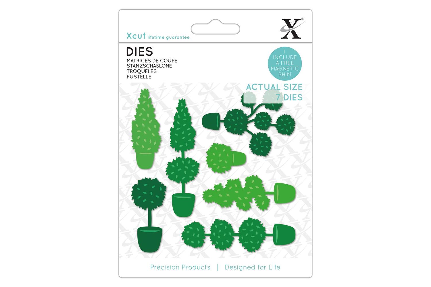 Xcut Xcu 504147 - Dies (7pcs) - Topiery Set