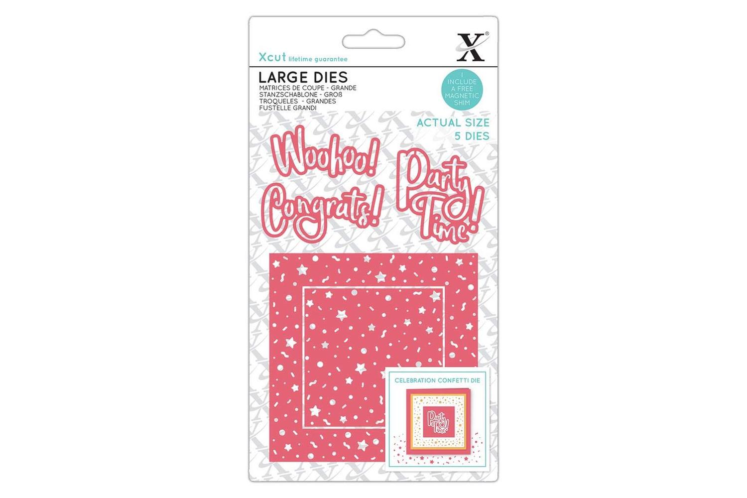Xcut Xcu 503481 - Large Dies - Confetti Card