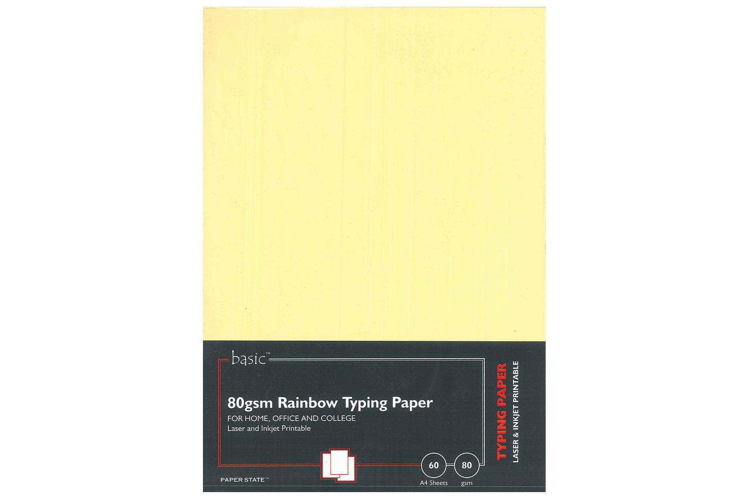 Other Bp0005 - Basic A4 Rainbow Typing Paper 80gsm 60$