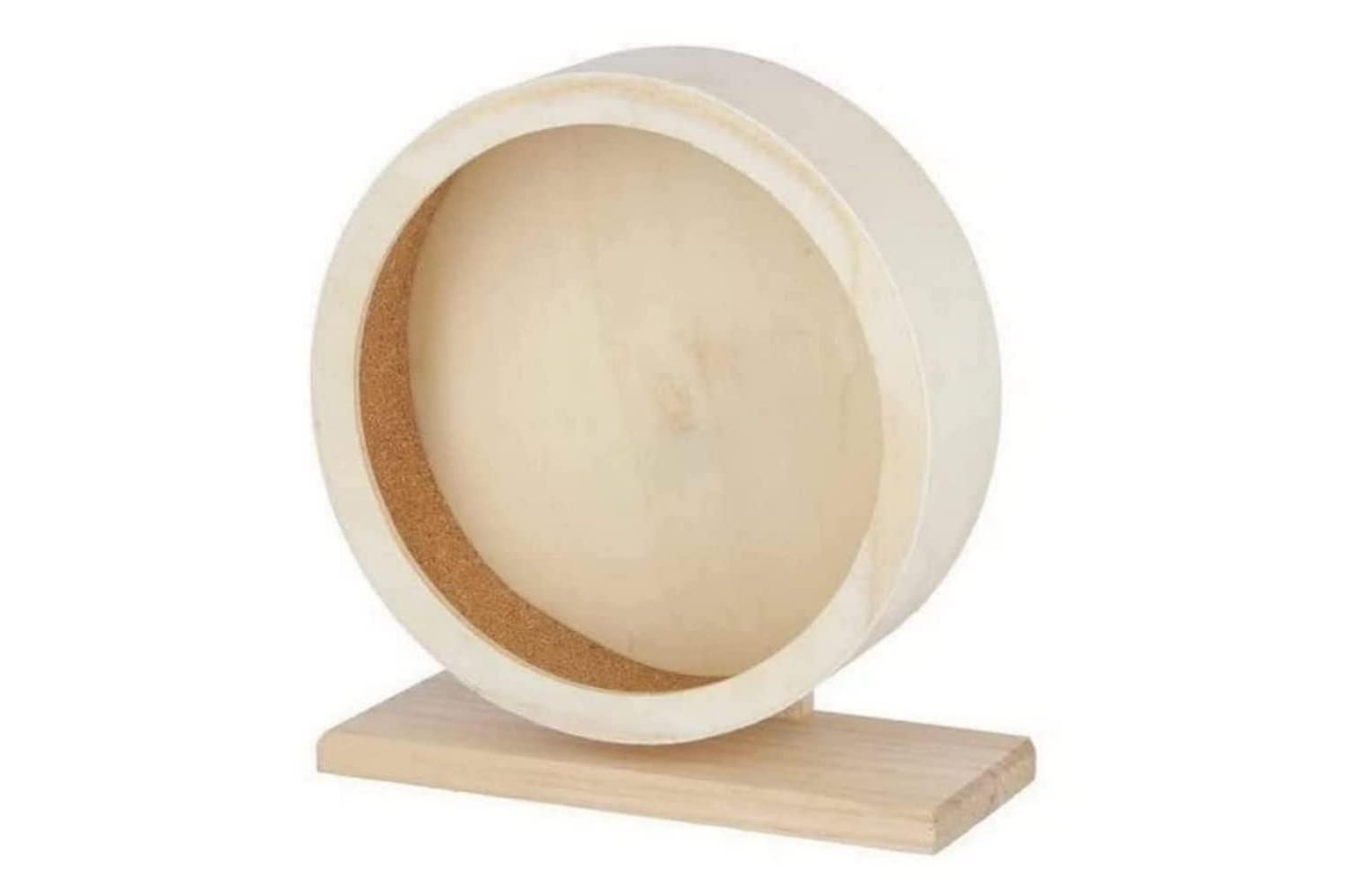 Kerbl Pet Ker-81788 - Hamster Wheel Wood/kork 30cm,brown Car