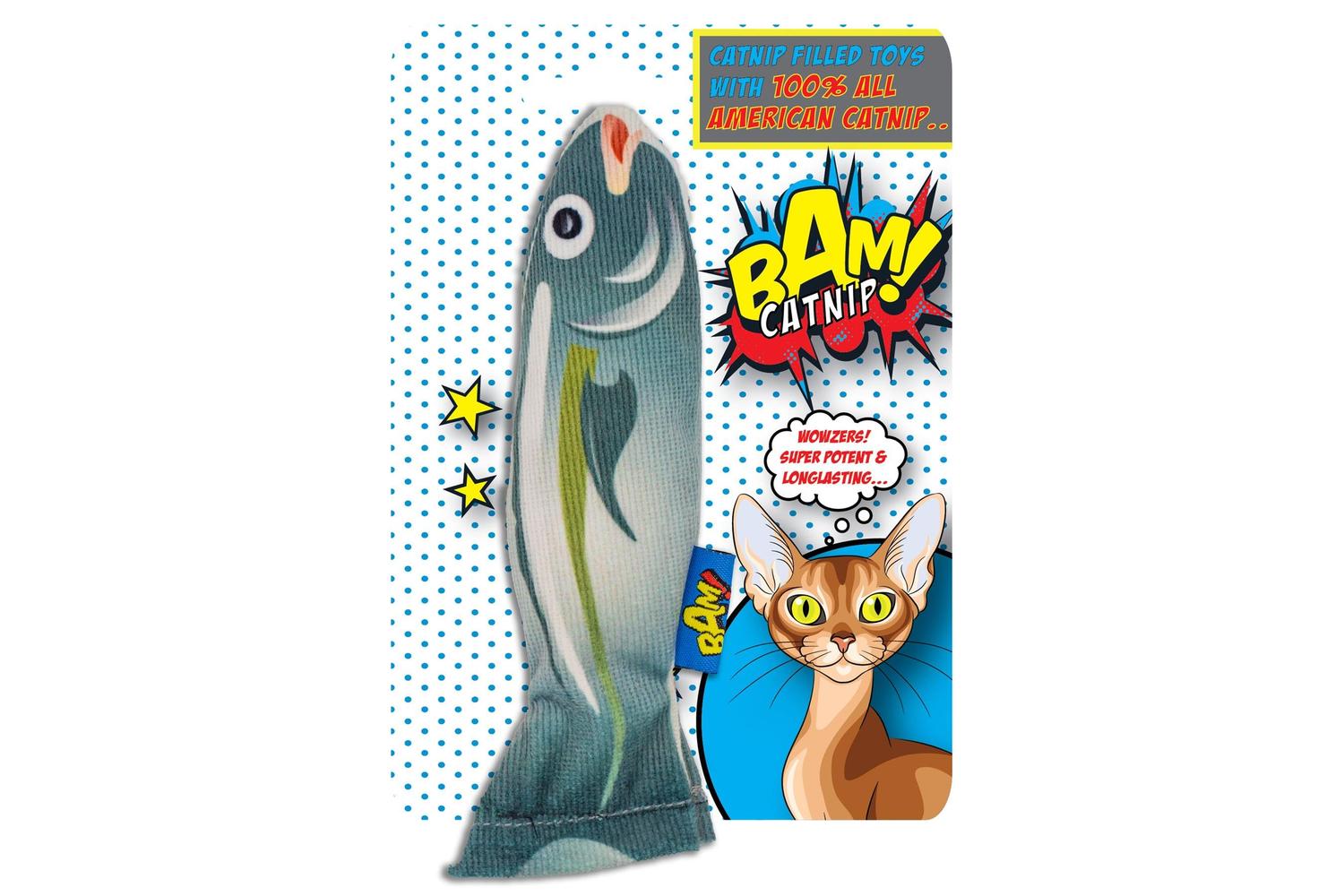 Bam Pei-266995 - Bam Catnip Fish Cat Toy