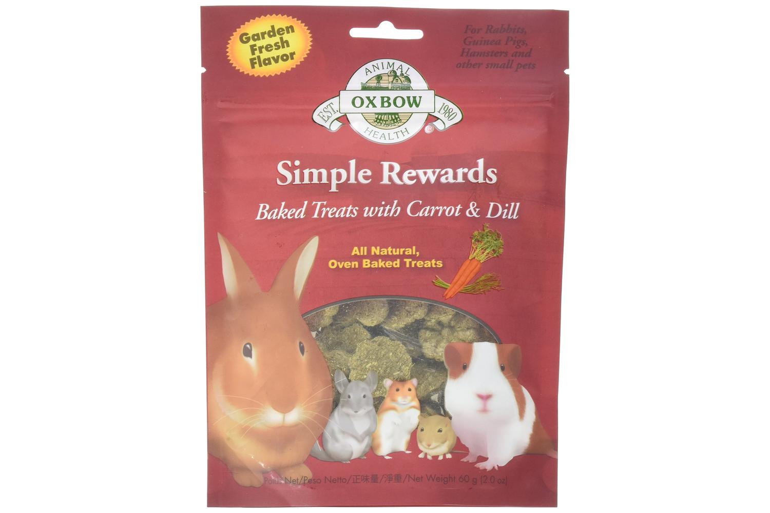 Oxbow Pei-361351 - Oxbow Simple Rewards Baked Treats Carrot 