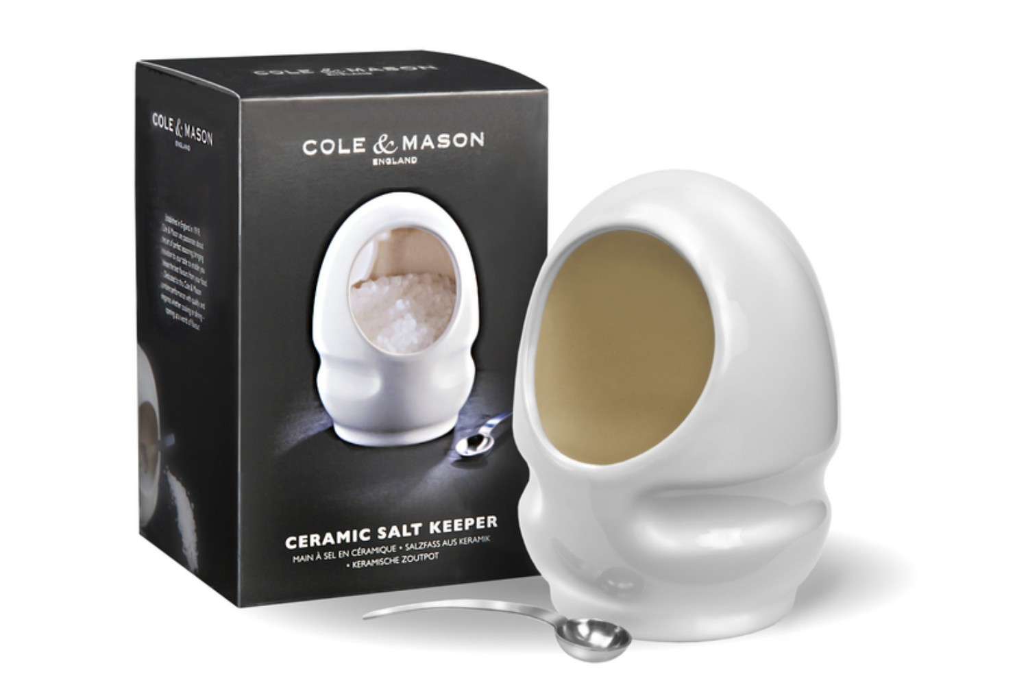 Cole & Mason White Salt Keeper