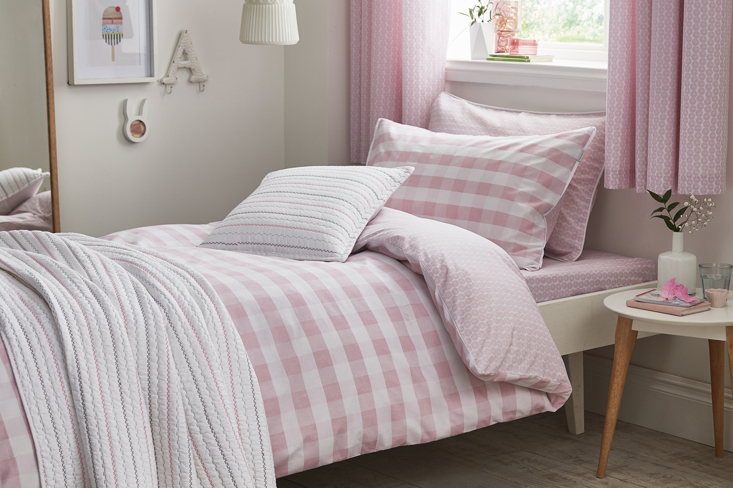 Pastel Folk Cotton Bedspread Ireland