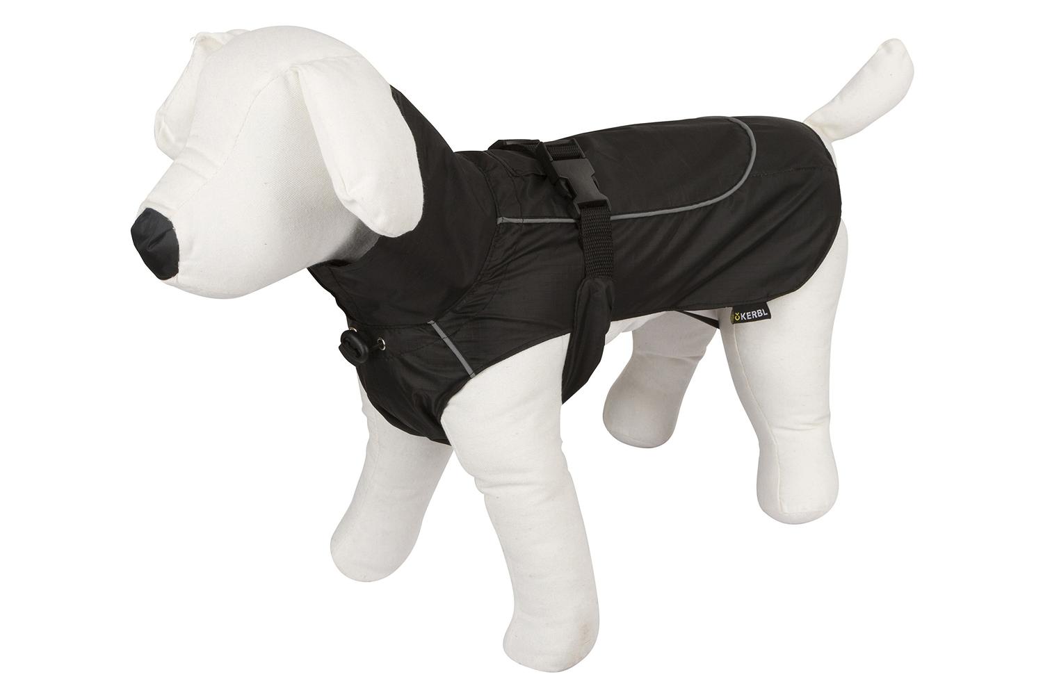 Kerbl Pet Ker-80623 - Rain Coat Forks, Black S 35cm