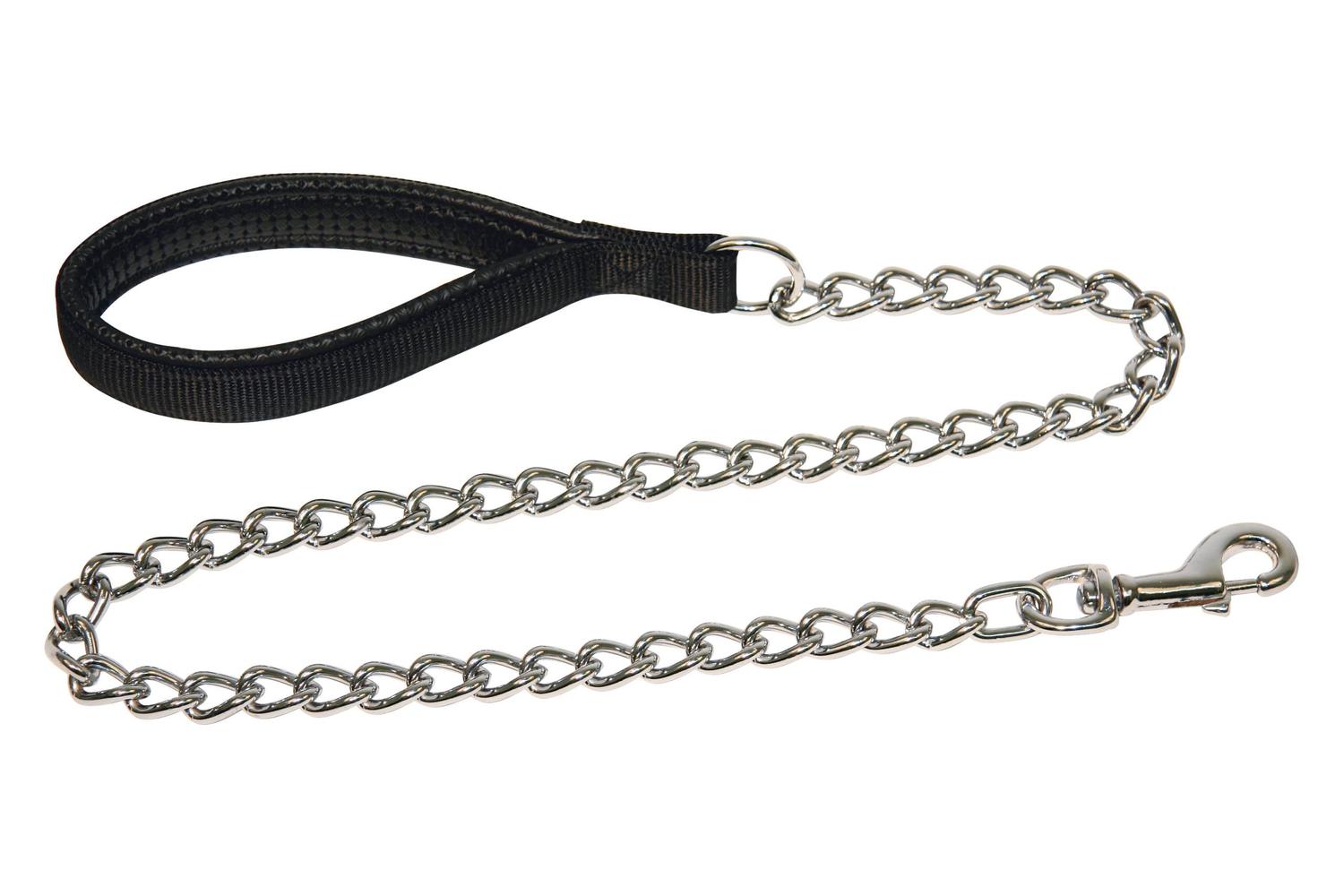 Kerbl Pet Ker-83913 - Miami Chain Leash Riveted Black, 18 Mm