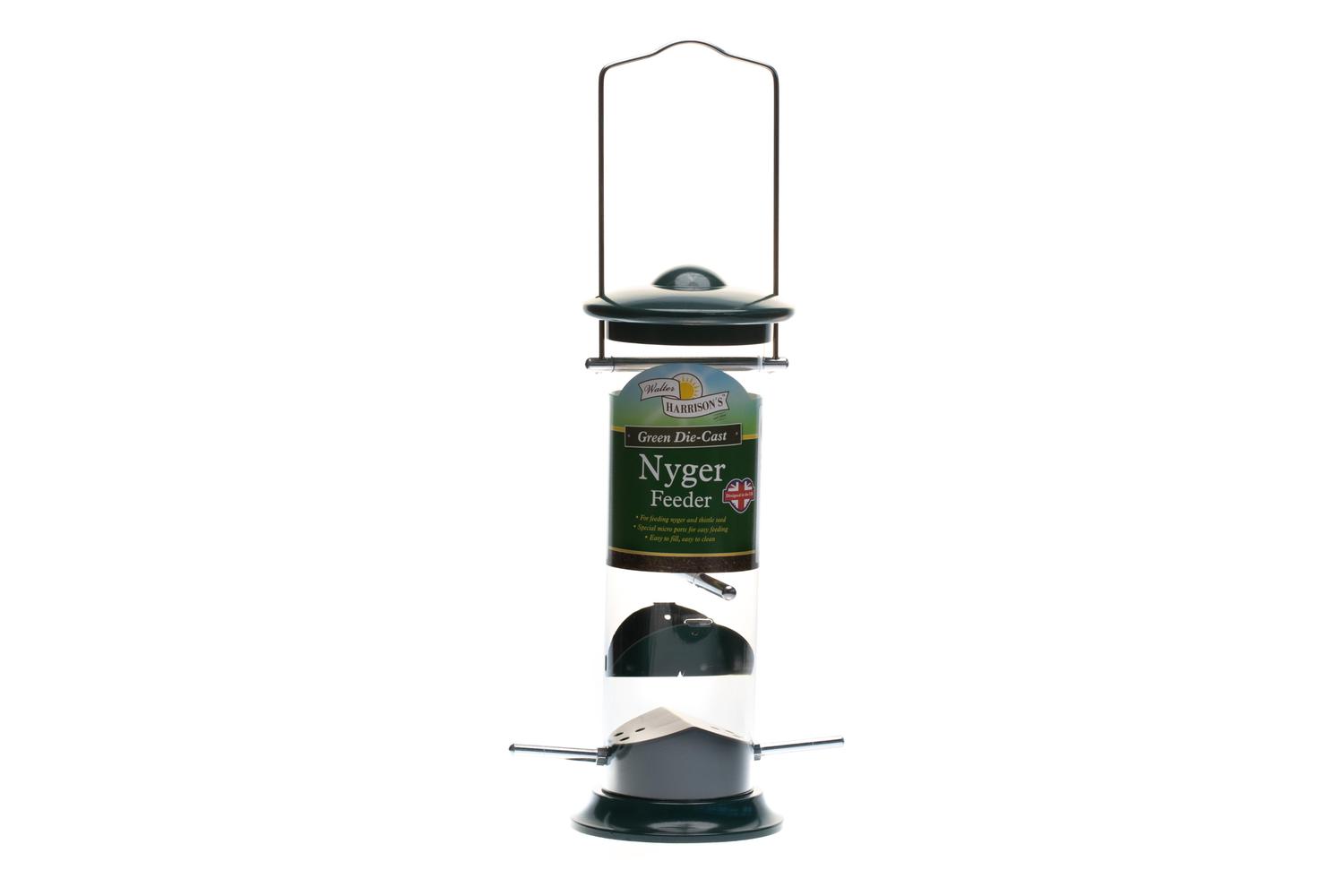 Supa Pei-11642 - Harrisons Green Die Cast Nyger Feeder 20cm