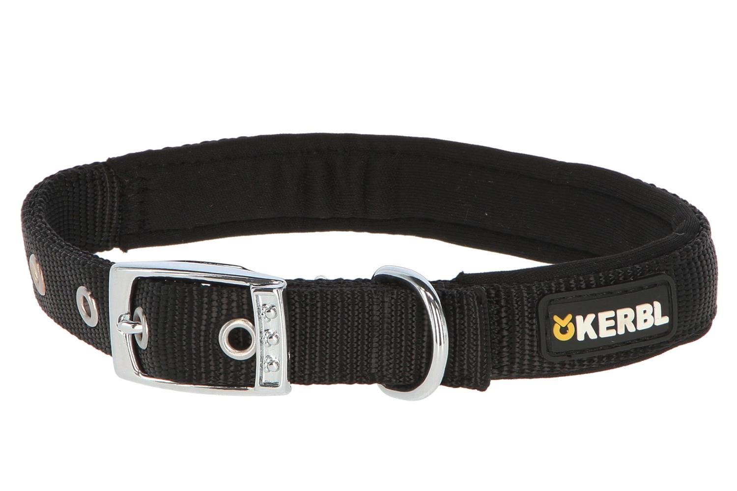Kerbl Ker-82189 - Collar Miami Plus Black 30 Mm 45-53 Cm