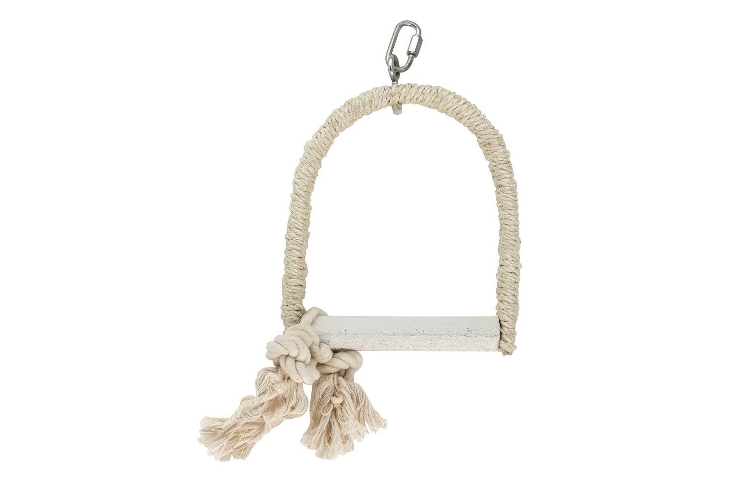 Kerbl Pet Ker-83122 - Sisal Swing With Lime Perch 18 X 14 X 