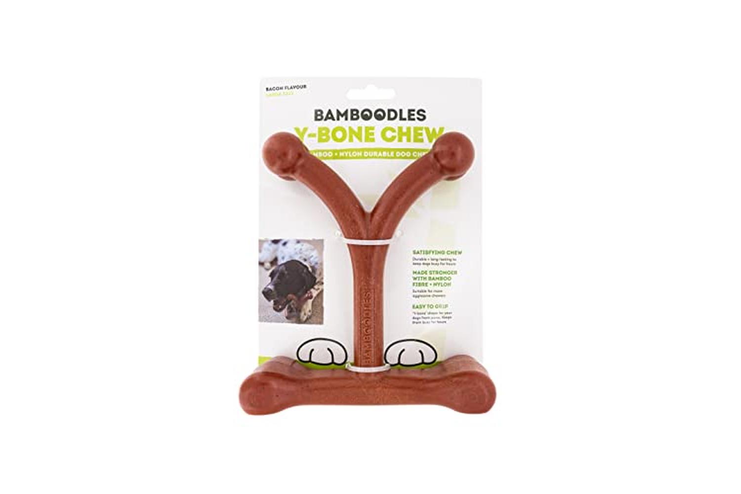 Bamboodles Pei-268752 - Bamboodles Y Bone Bacon Flavour Larg