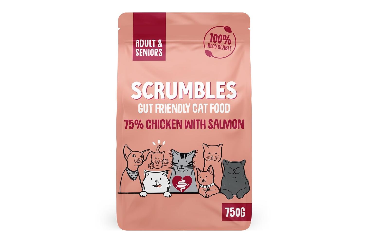 Scrumbles Pei-267696 - Scrumbles Dry Cat Food Adult Salmon 7