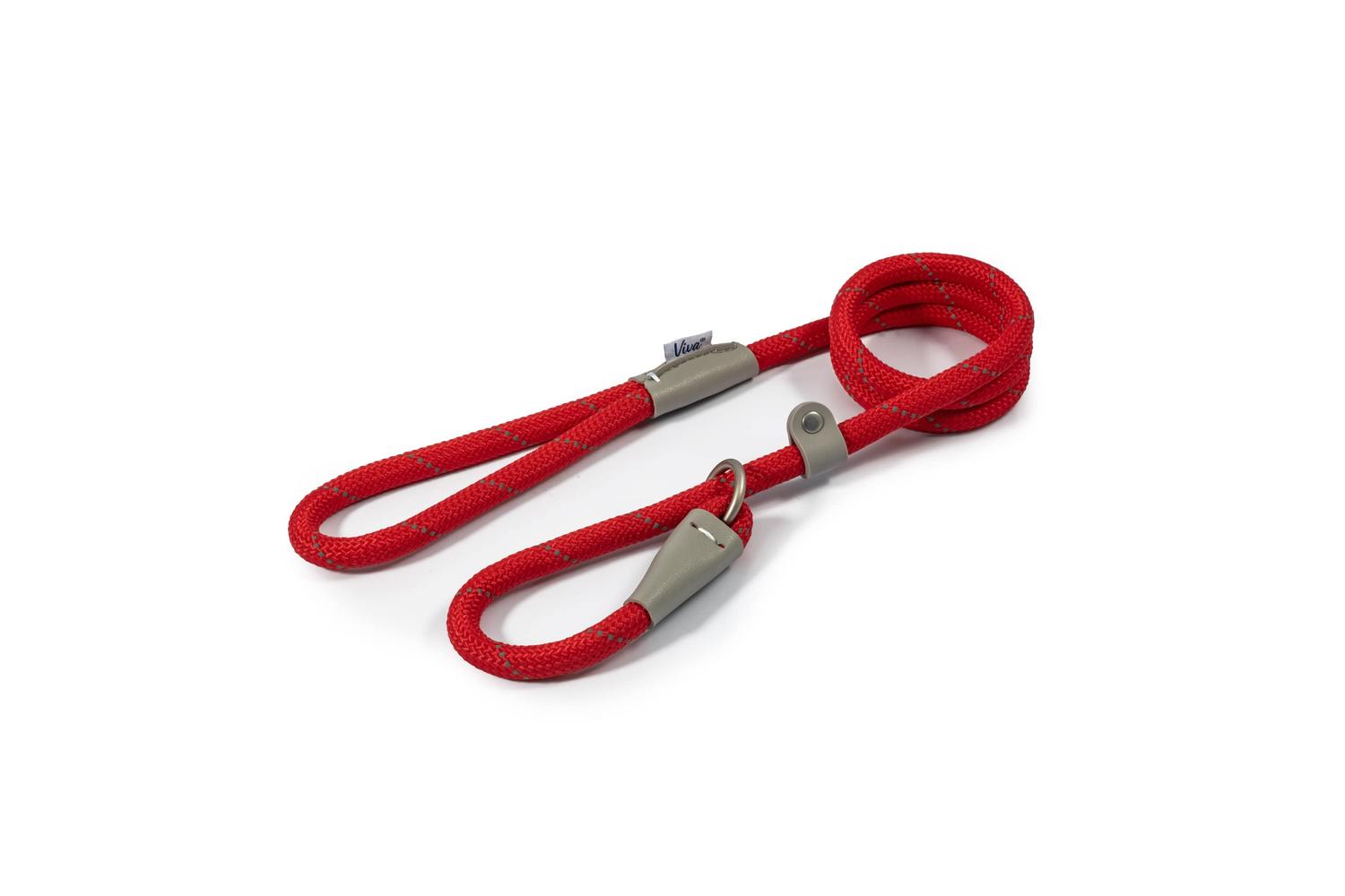 Ancol Pei-269106 - Ancol Viva Rope Slip Reflective Red 1.5mx