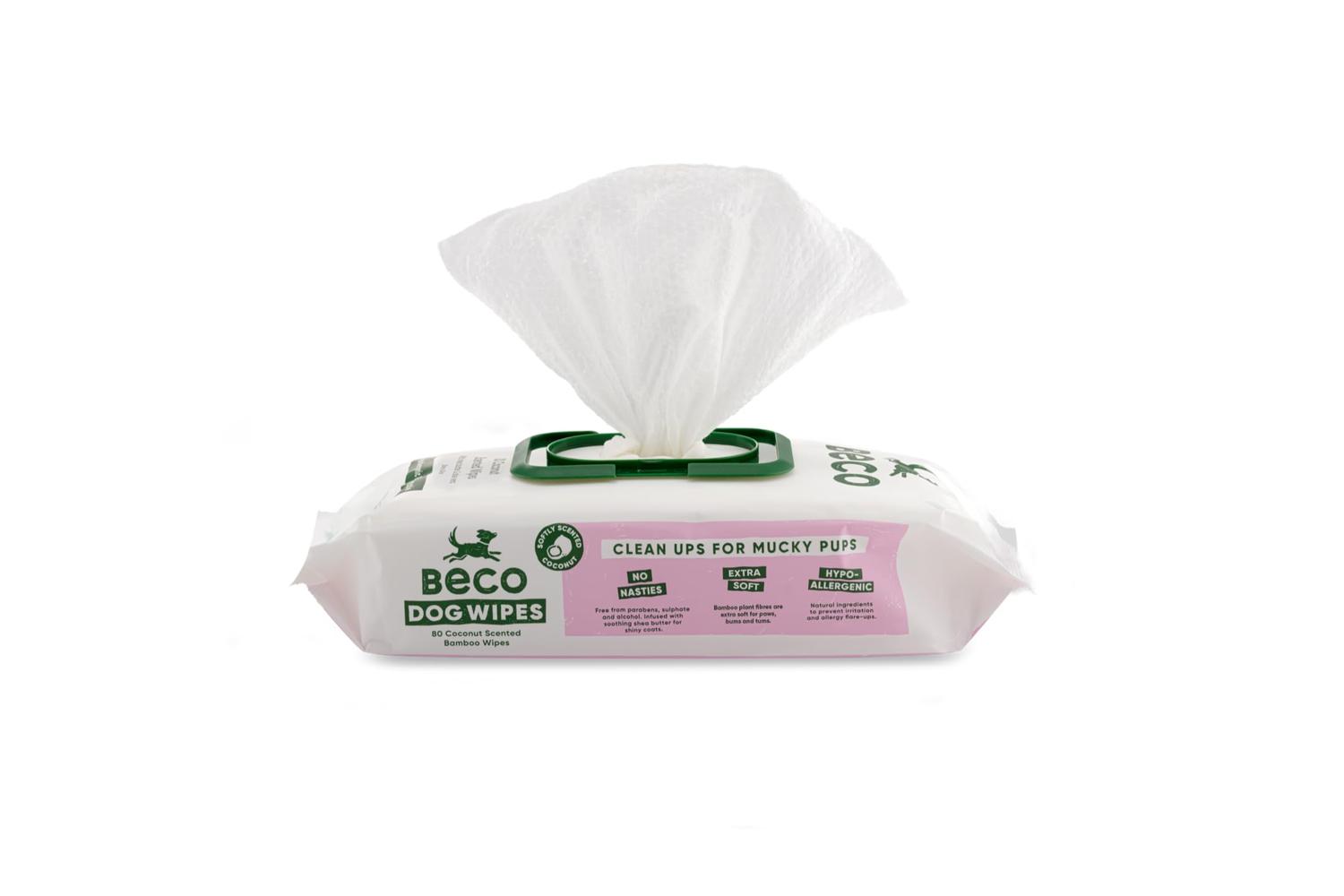 Beco Pei-269767 - Beco Bamboo Dog Wipes Coconut