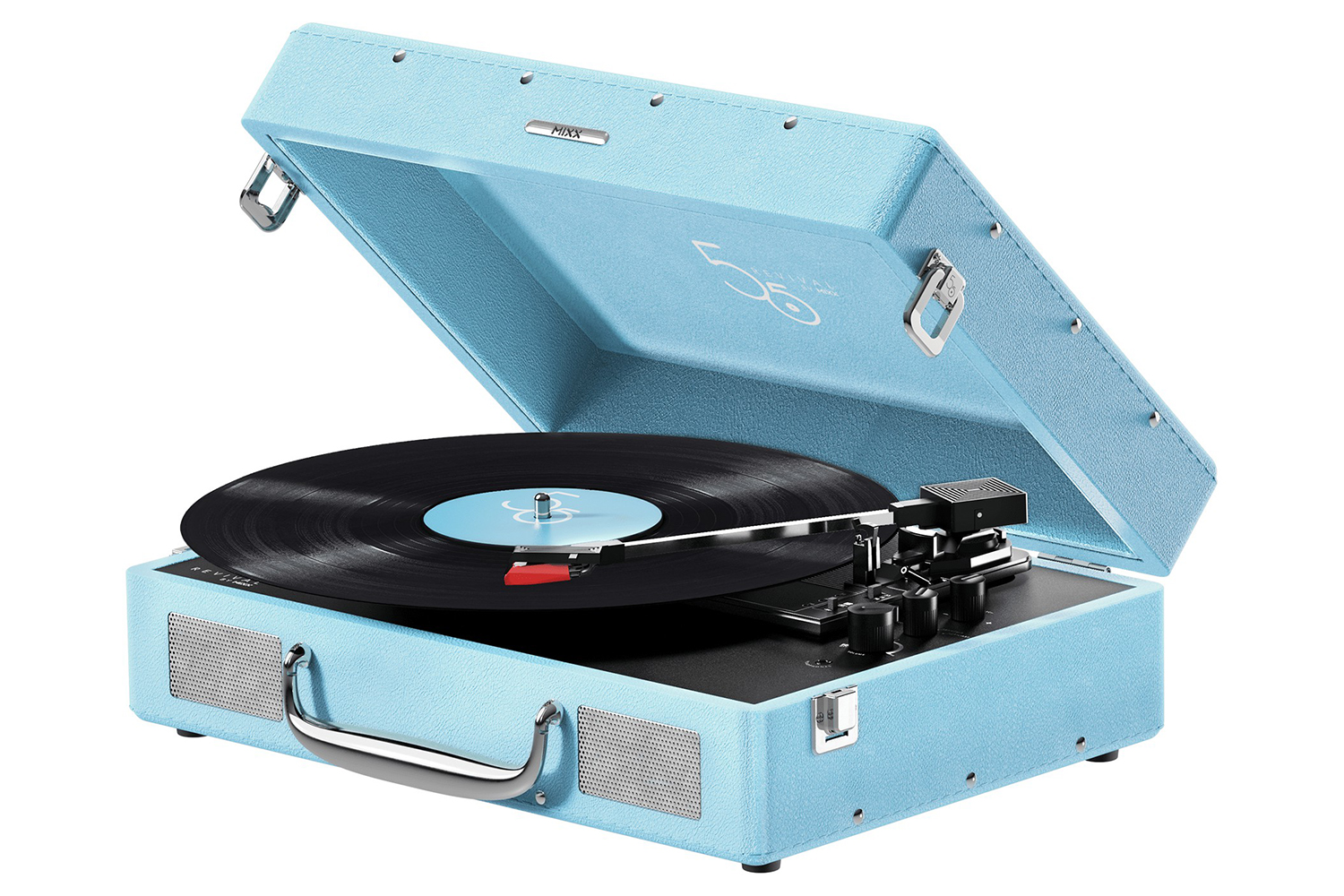Mixx Revival 55 Vinyl Record Player | MRRP-55-BL-462 | Turquoise