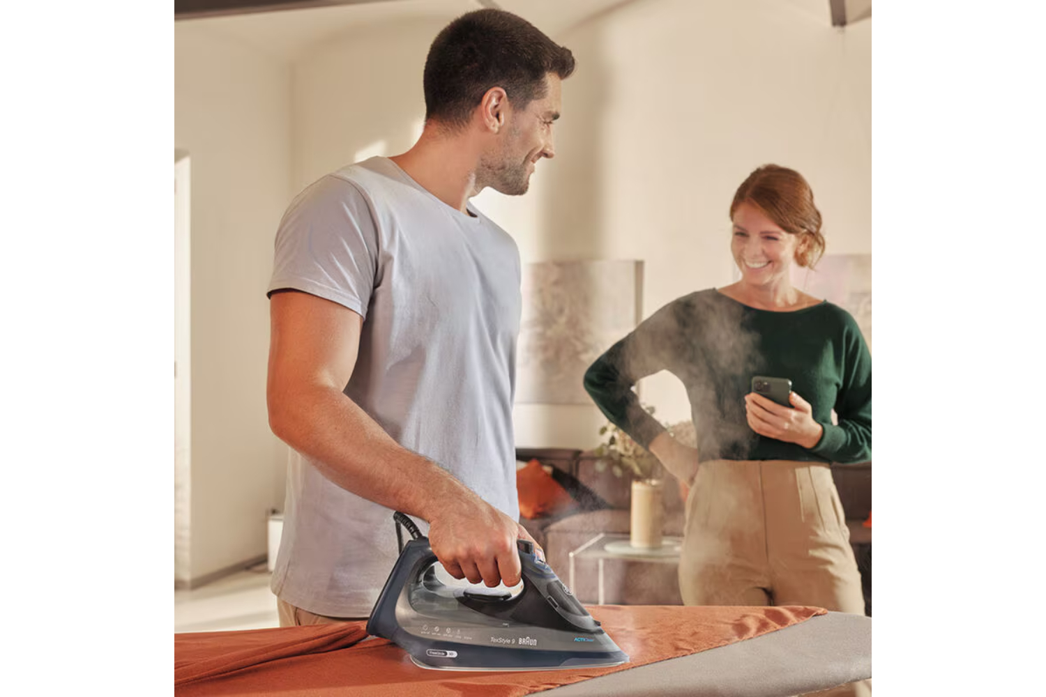 Braun 3200W TexStyle 9 Steam Iron | SI9682DB | Blue