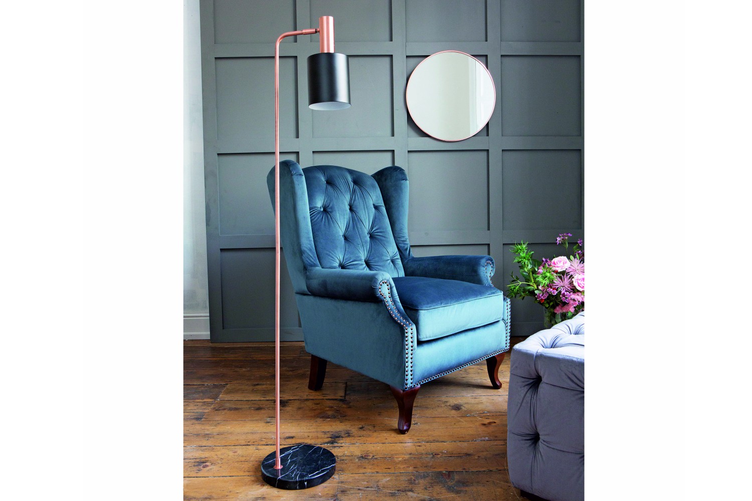 Harriot Accent Chair Royal Blue Ireland