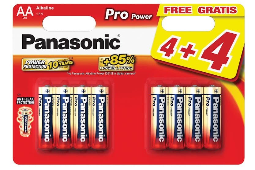 Panasonic PP Gold AA Power Batteries | LR6X/8WB