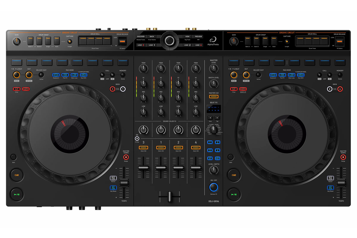 Pioneer DJ 4-Channel DJ Controller | DDJ-GRV6