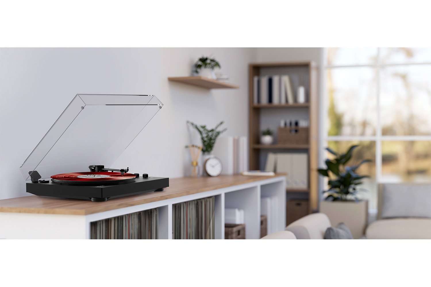 Mixx Analog 5 Stereo Vinyl Record Player | MARP-05-BK-468 | Black