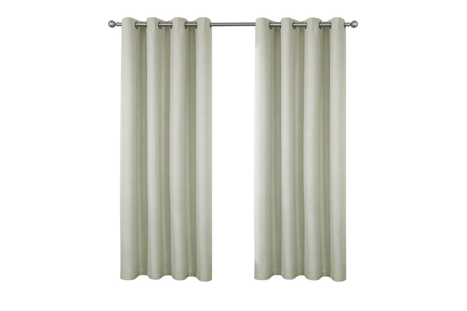 Athos Blackout Eyelet Cream Curtain - 108 x 72"