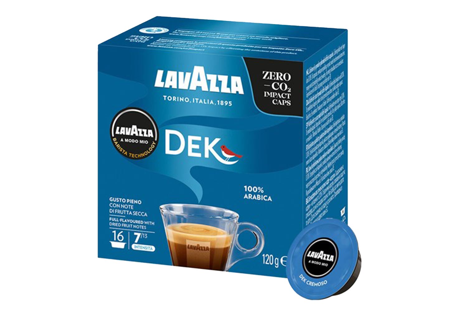 Lavazza A Modo Mio Espresso Dek Cremoso Capsules | 8983
