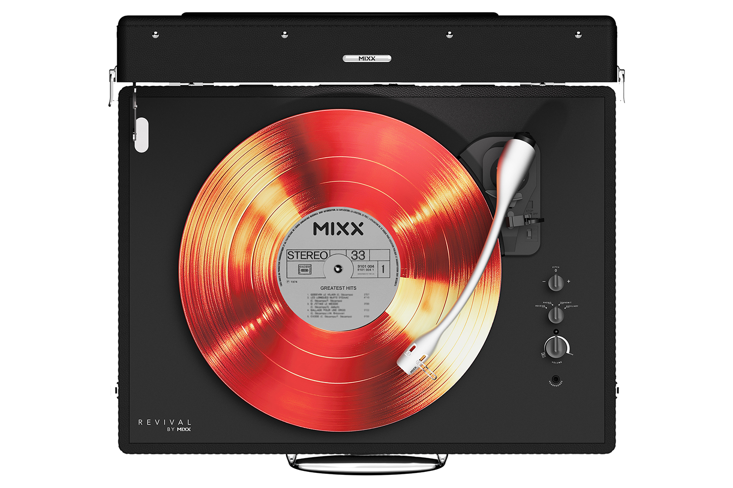 Mixx Revival 65 Vinyl Record Player | MRRP-65-BK-463 | Black