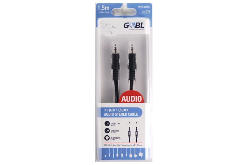 G&BL 3.5 Stereo Plug Audio Cable | 3.0m