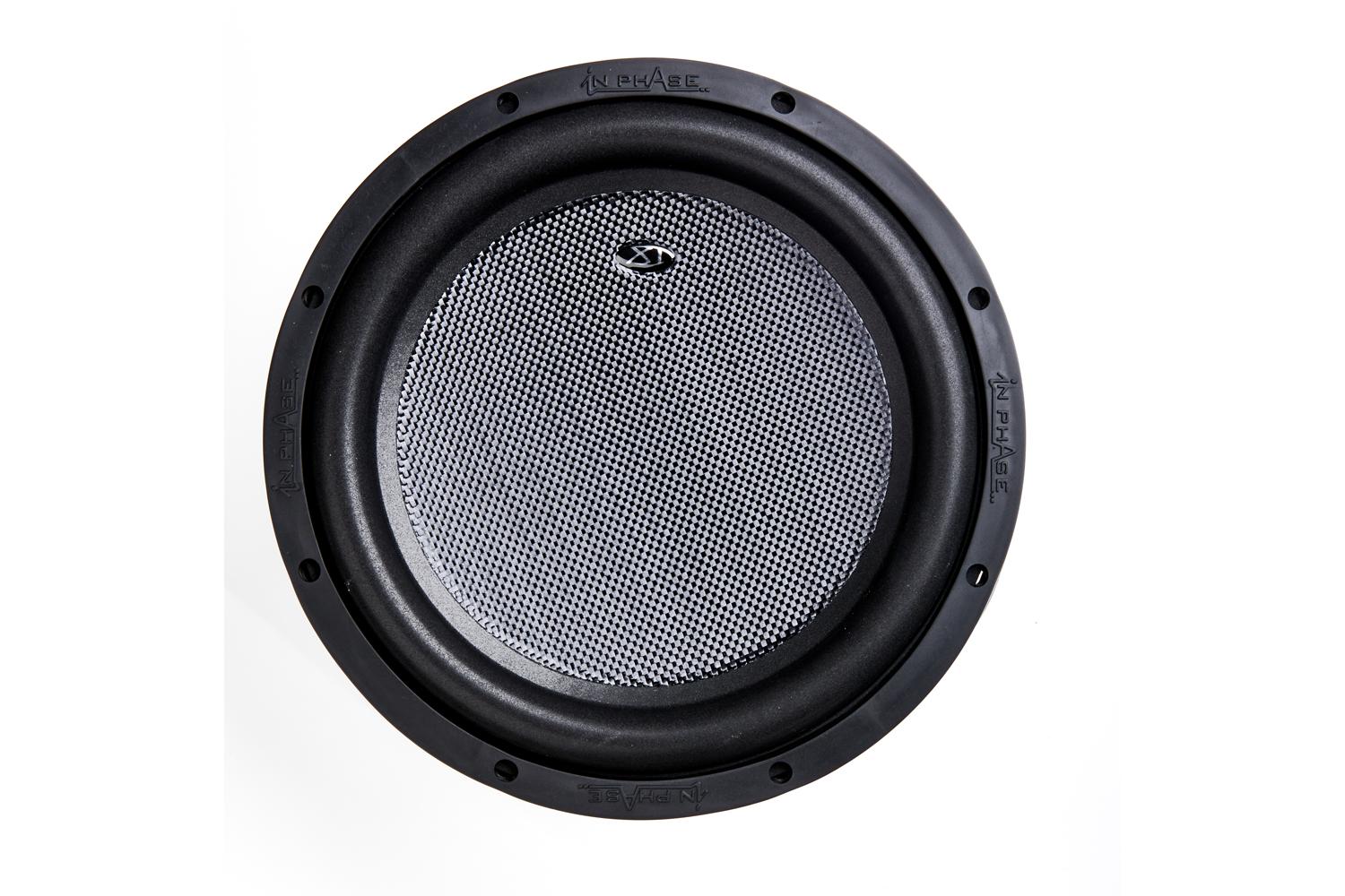 In Phase Xt-12 Kevlar Cone Subwoofer  Peak Power Audio System With Durable, High-performance Kevlar Cone And Dual Voice Coil Configuration