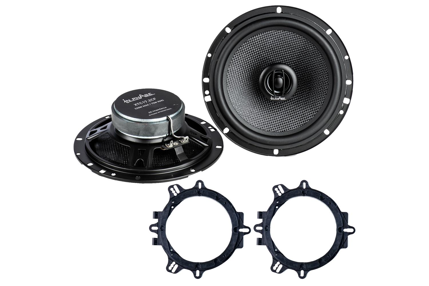 In Phase Xtc17.2cf Coaxial 320w Car Audio Speakers