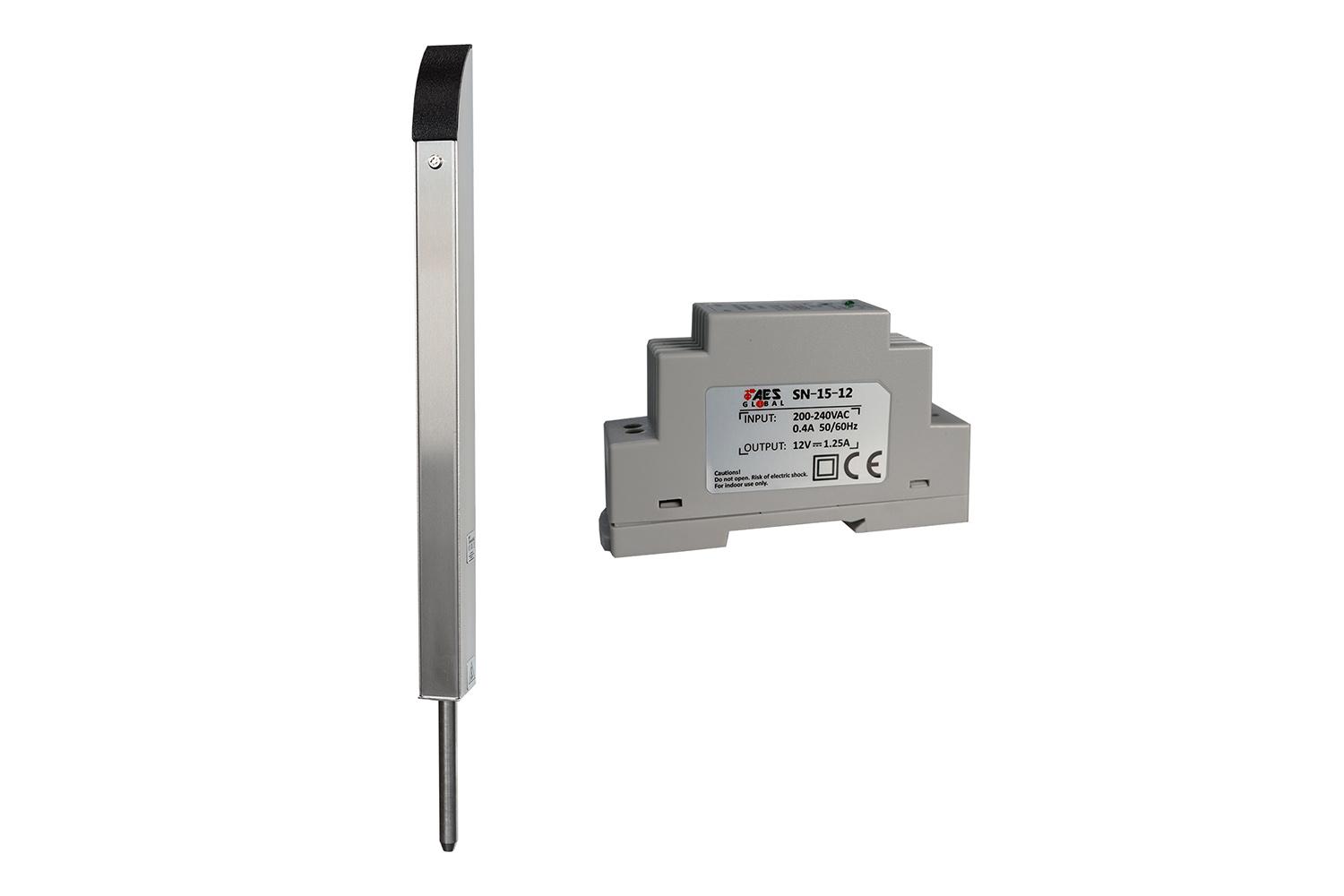 Tomalok Tl-sb-150-k - Tomalok High-quality Electric Gate Drop Bolt With Backup Battery In Black And Stainless