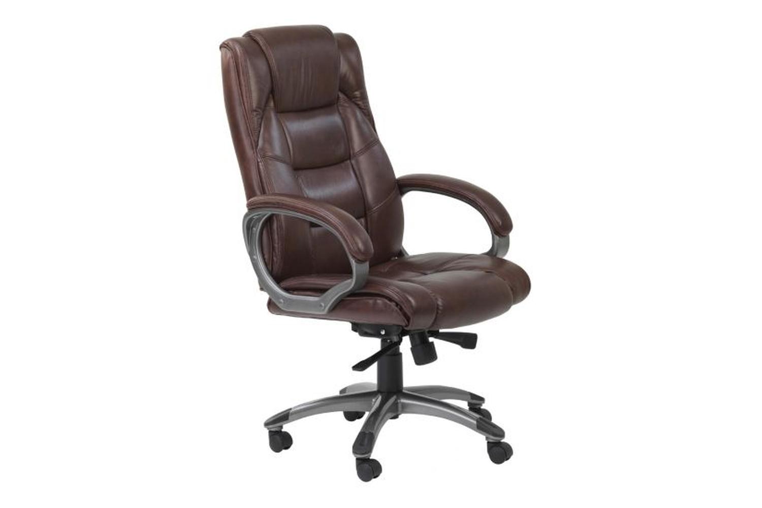 Alphason Office Chair | Leather | Brown