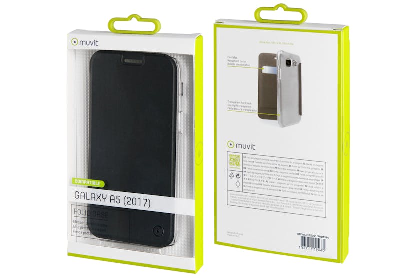 Muvit Folio Case For Samsung Galaxy A5 2017 | Black | Ireland