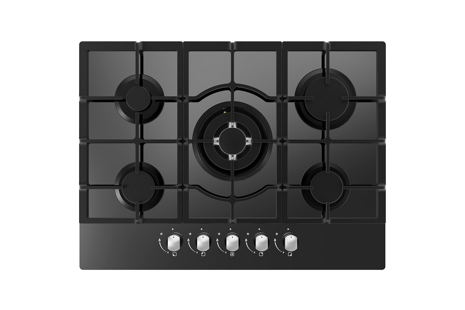 Cata Gas on Glass Hob | UBGOG701BK
