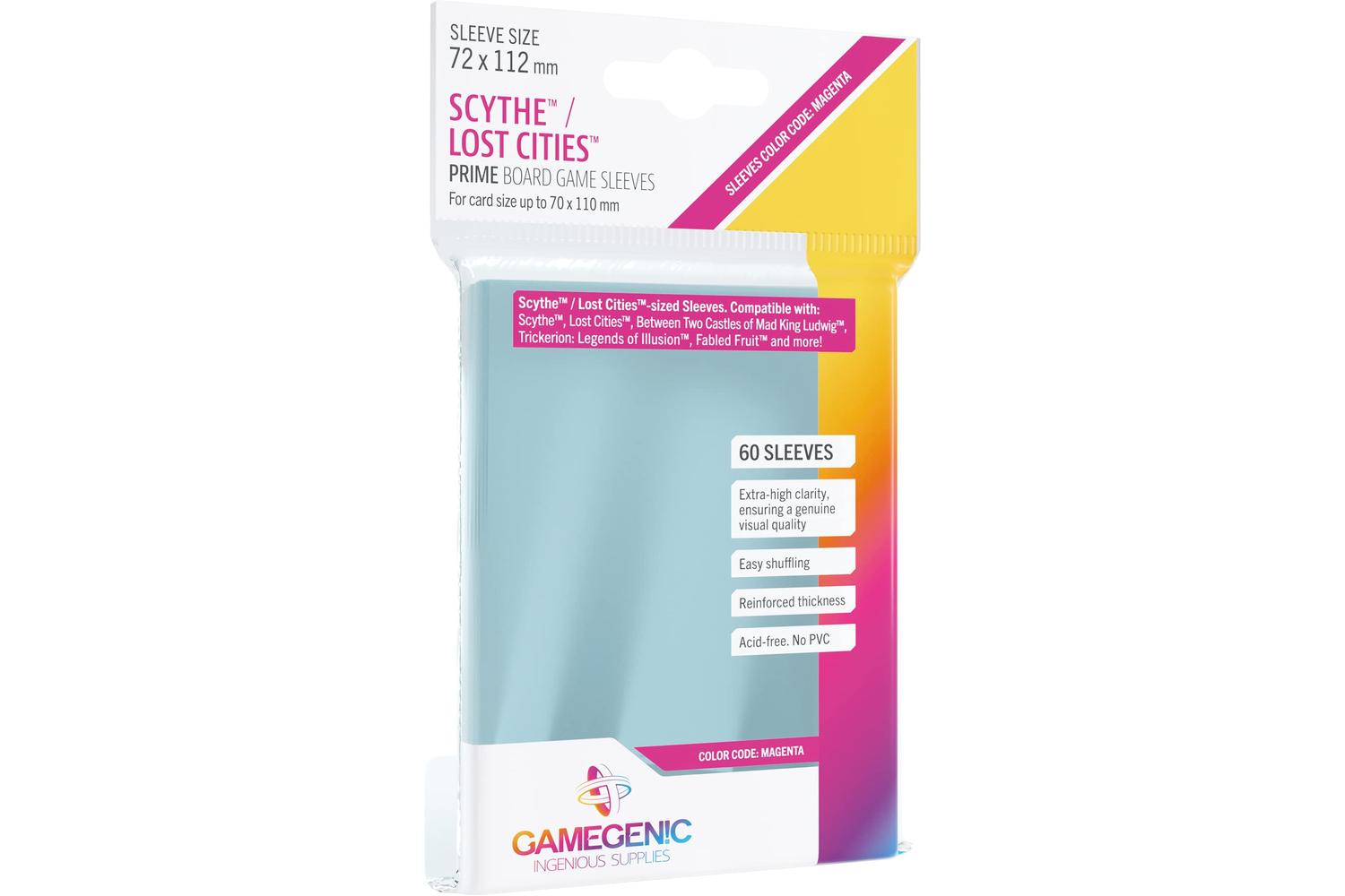 Gamegenic | Ggs11043ml | Unit Gamegenic Prime Scythe/lost Cities Sleeves 72 X 112 Mm (60 Ct.)