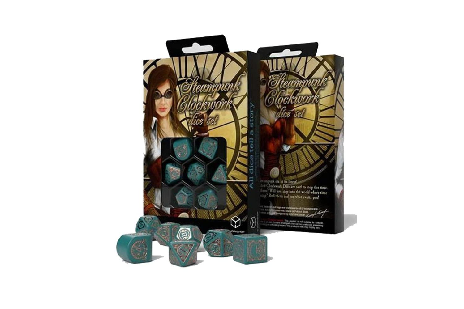 Q-workshop | Qwssstc4h | Steampunk Clockwork Nautical Apparatus Dice