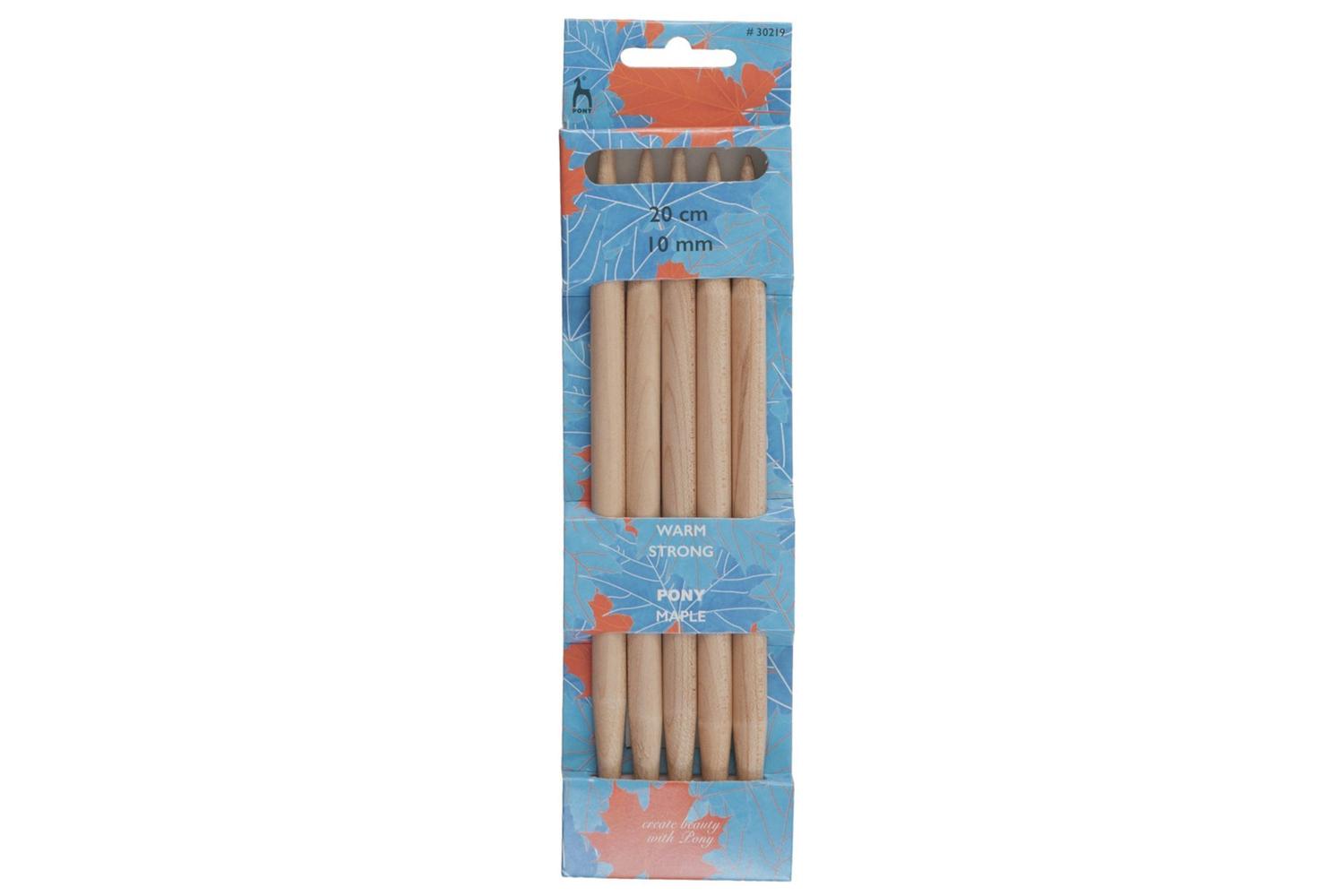 Pony Gro-p30219 - Maple De Kp 20cmx10 - Knitting Pins Double