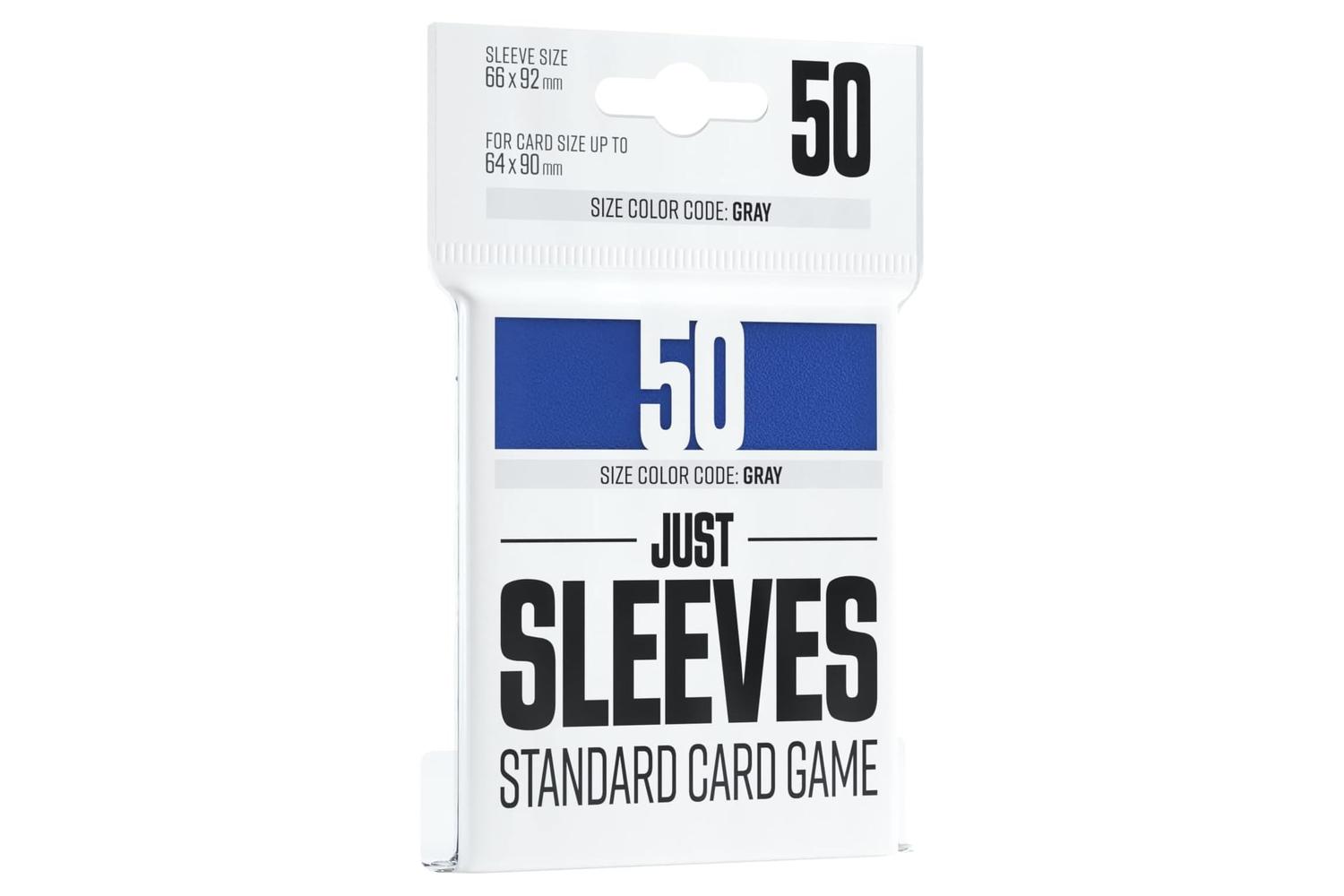 Gamegenic | Ggx10008ml | Unit Gamegenic Just Sleeves: Standard Card Game Blue (50 Ct.)