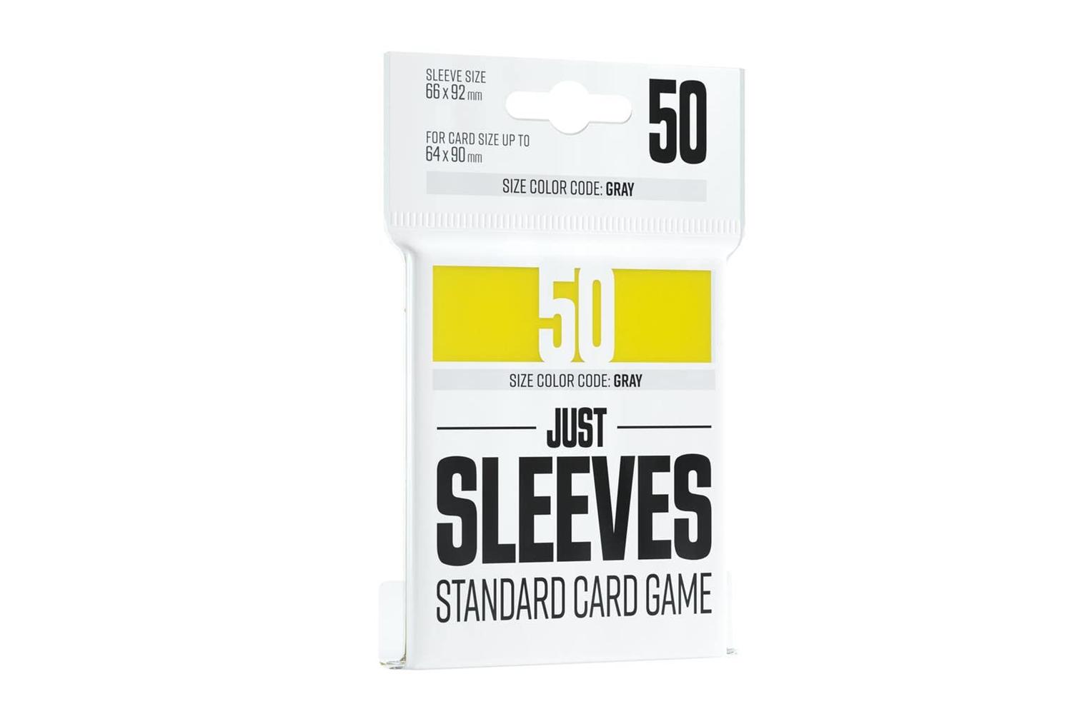 Gamegenic | Ggx10009ml | Unit Gamegenic Just Sleeves: Standard Card Game Yellow (50 Ct.)