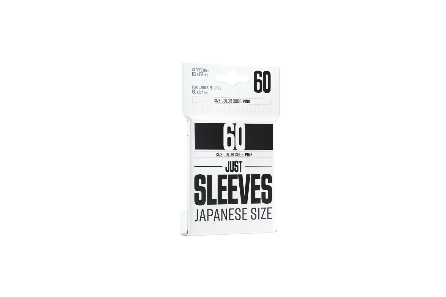 Gamegenic | Ggx10012ml | Unit Gamegenic Just Sleeves: Japanese Size Black (60 Ct.)