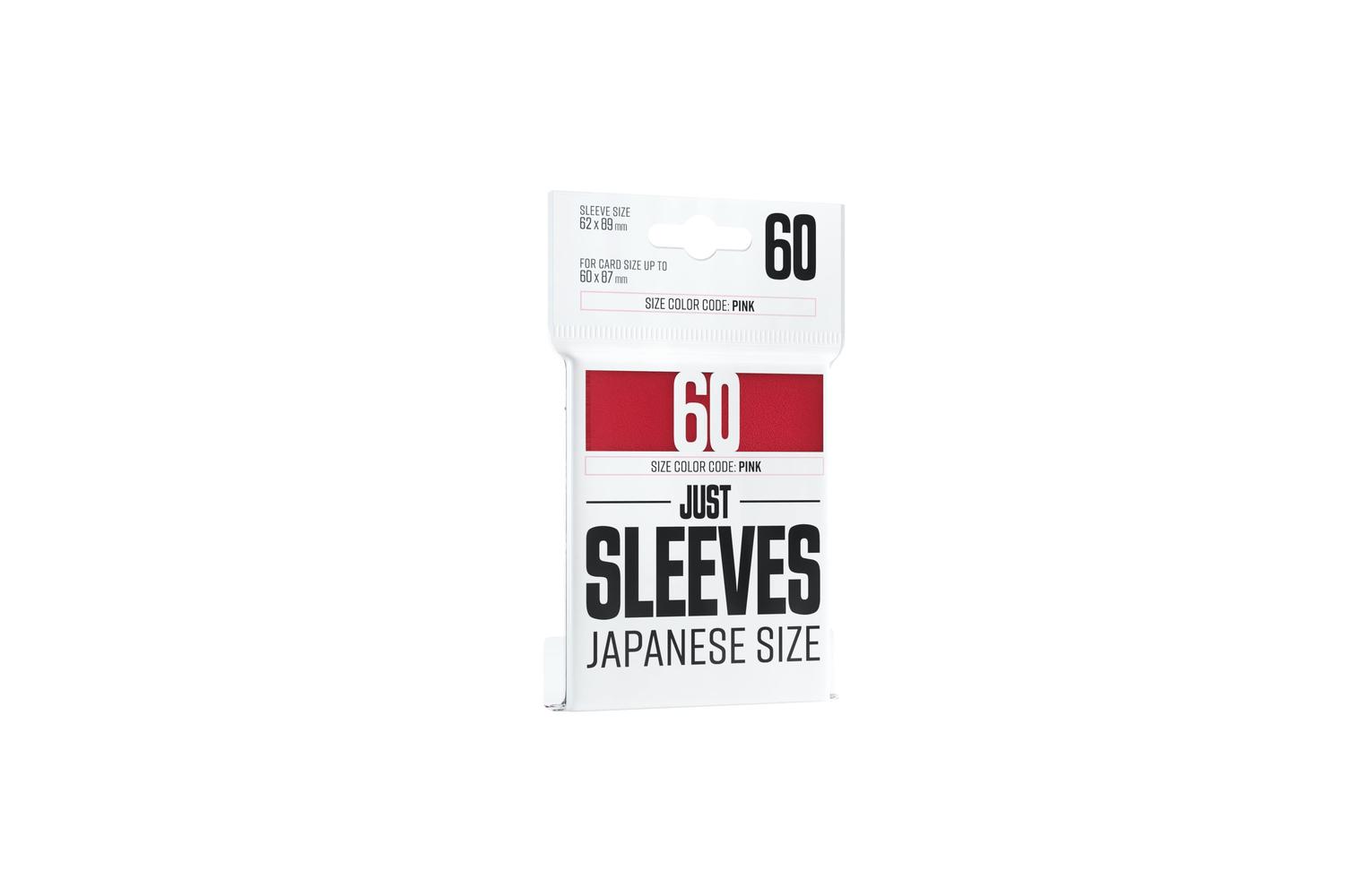 Gamegenic | Ggx10013ml | Unit Gamegenic Just Sleeves: Japanese Size Red (60 Ct.)