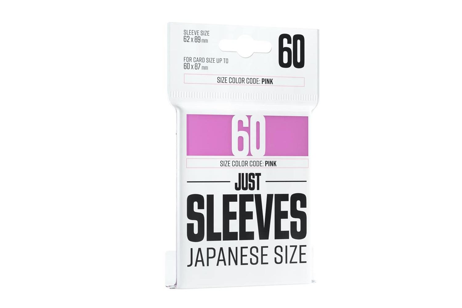 Gamegenic | Ggx10019ml | Unit Gamegenic Just Sleeves: Japanese Size Pink (60 Ct.)