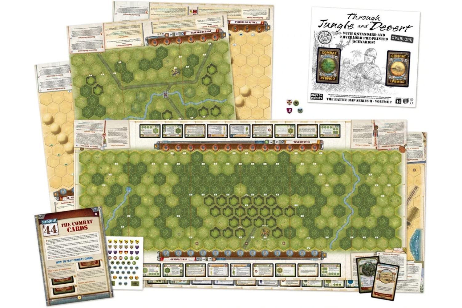 Days Of Wonder | Dow730026 | Memoir '44 Op6 Battle Map - Through Desert And Jungle