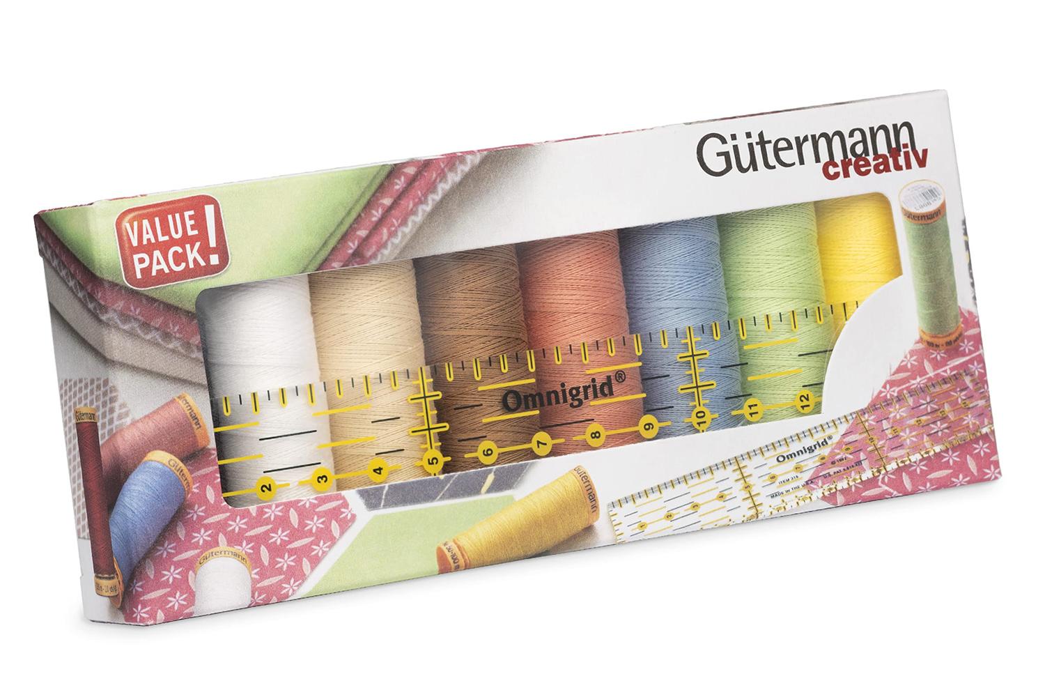 Gutermann Gro-734587 - Tset Sall Uruler - Thread Set Cotton 
