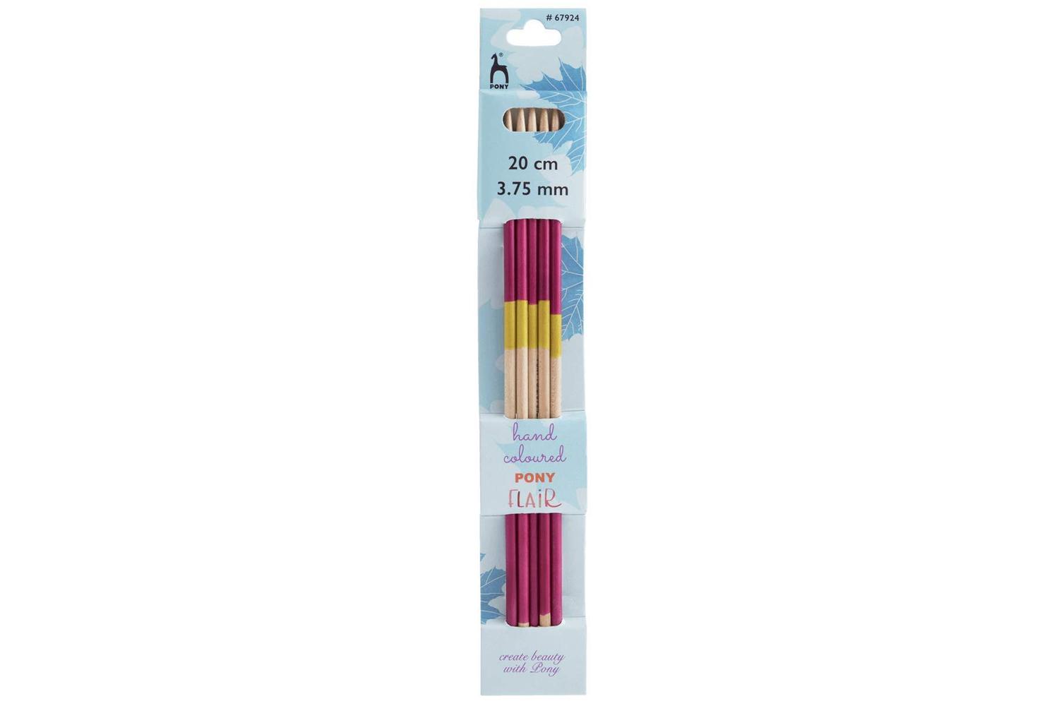 Pony Gro-p67924 - Flr Kp De 20cmx375mm - Knitting Pins Doubl