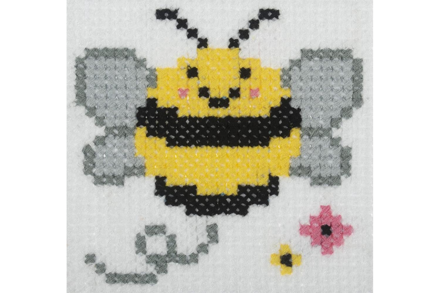 Trimits Gro-gcs88 - Xstitch Bee - Counted Cross Stitch Kit B
