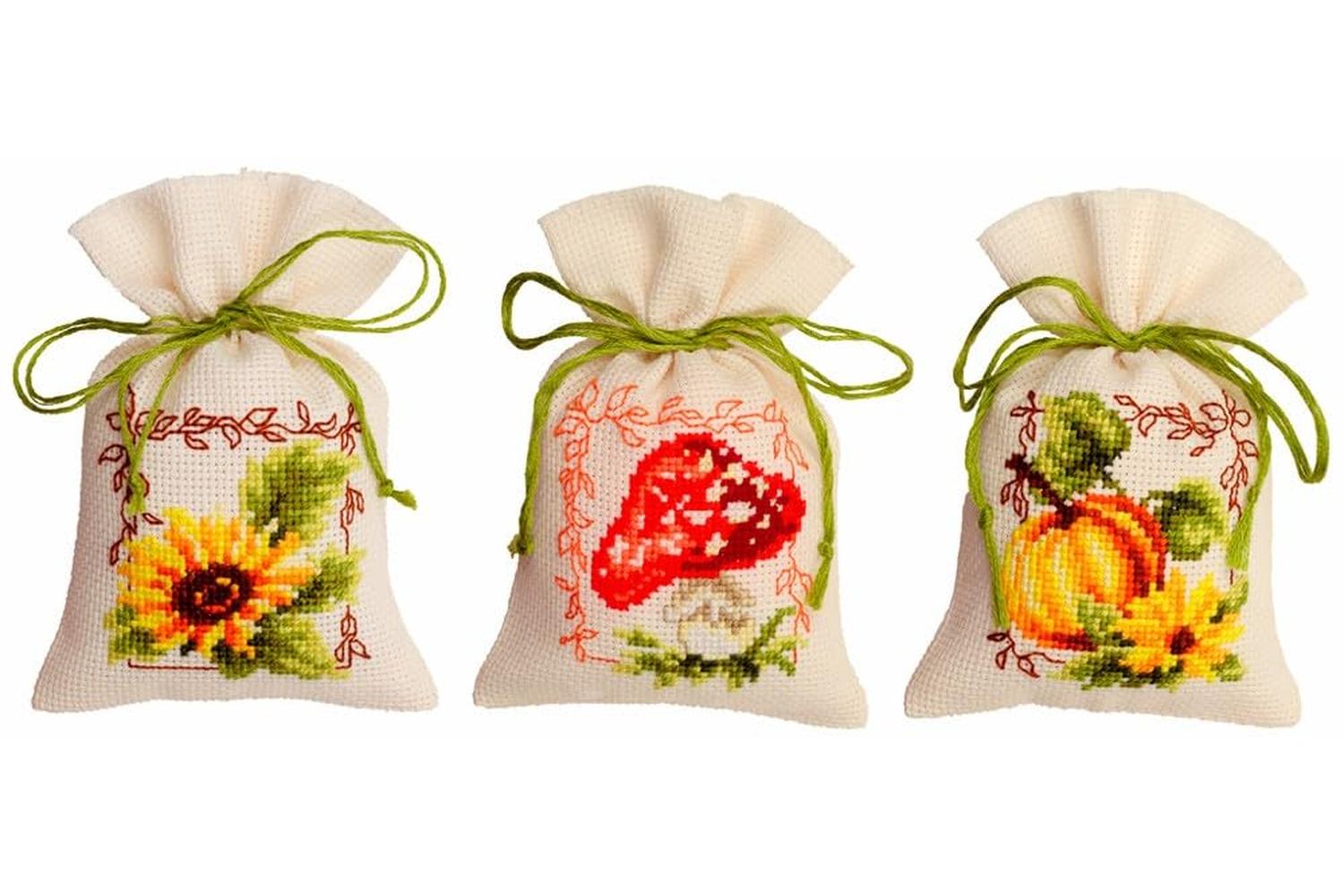 Vervaco Gro-pn-0021743 - Ppbag Pk3 Autumn Times - Counted Cr