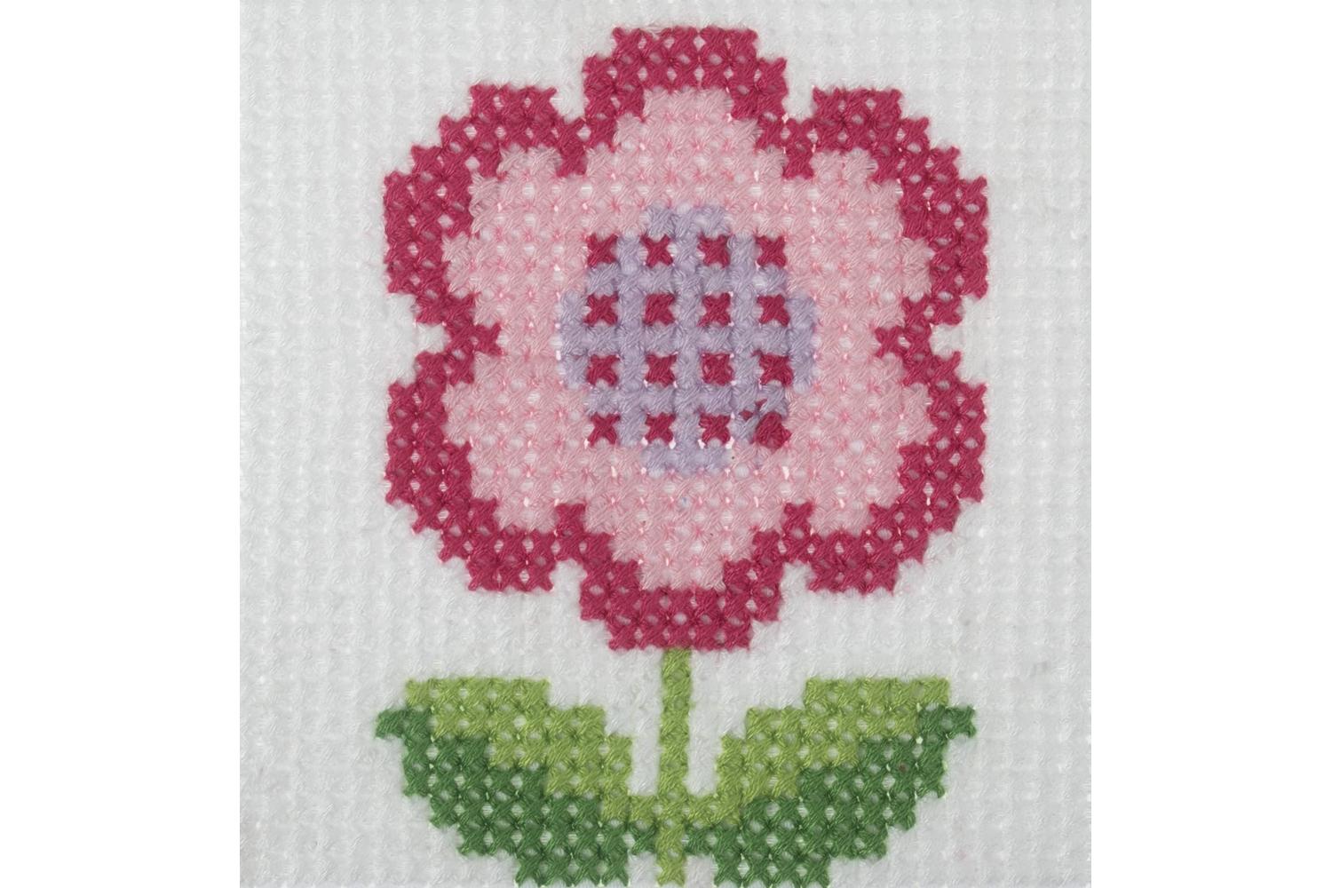 Trimits Gro-gcs91 - Xstitch Flower - Counted Cross Stitch Ki
